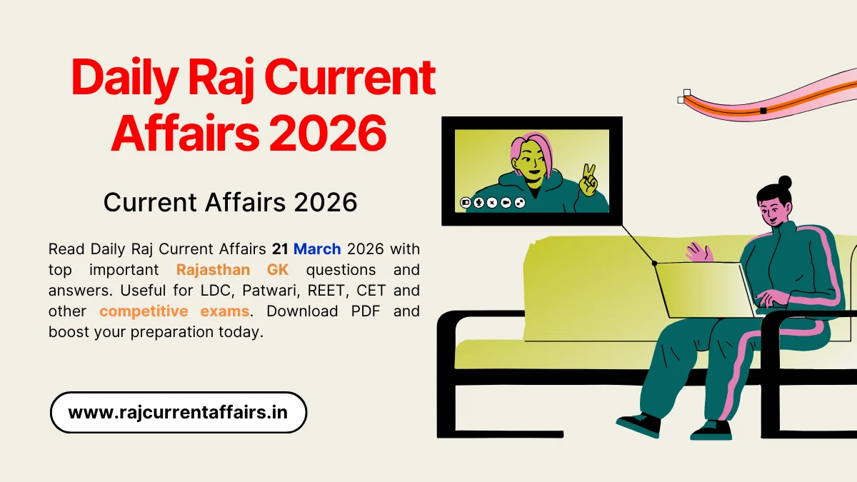 Daily Current Affairs 21 March 2026 GK Update