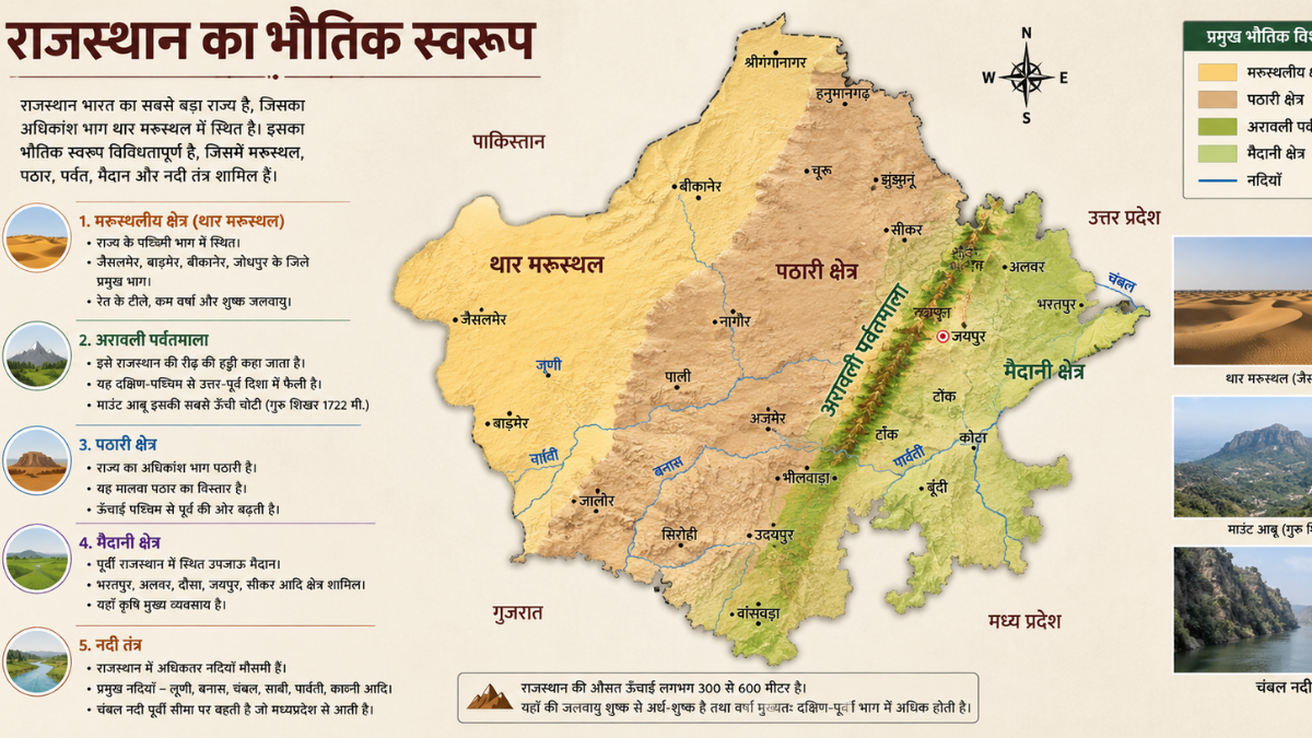 Rajasthan ke Bhotik Pradesh